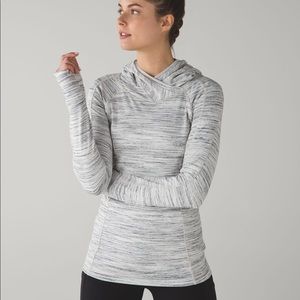 Lululemon Think Fast Hooded Pullover, Size 4